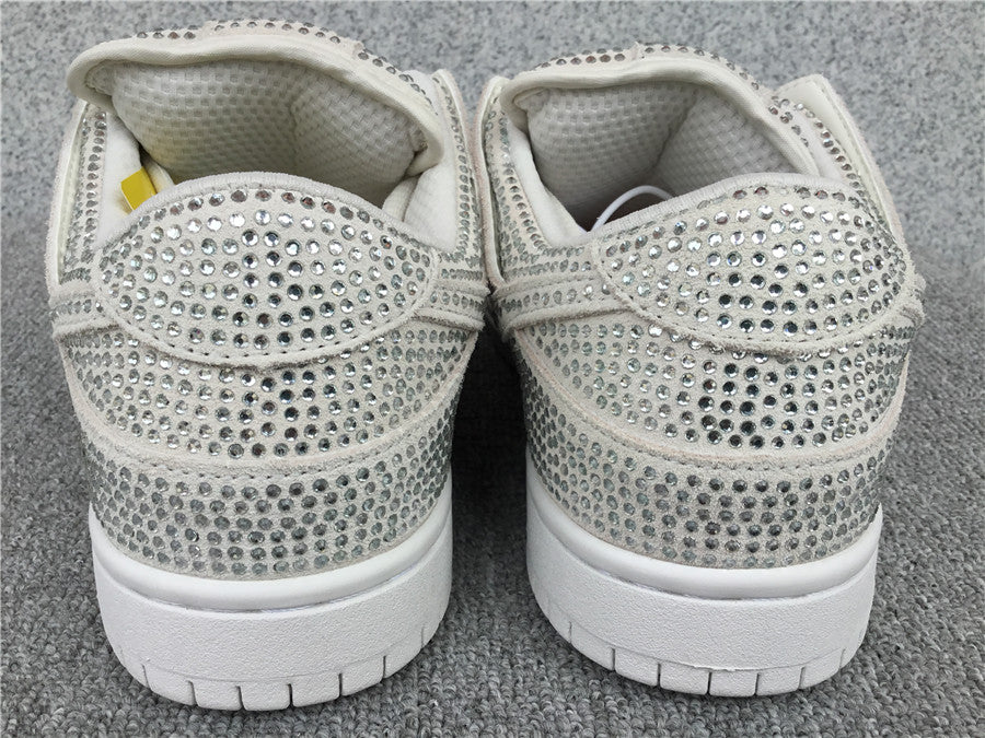 CPFM x Nike SB Dunk Low Pure Platinum "Swarovski Crystals"