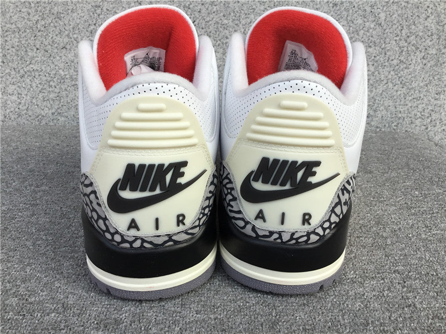 Air Jordan 3 Sneaker “White Cement Reimagined"