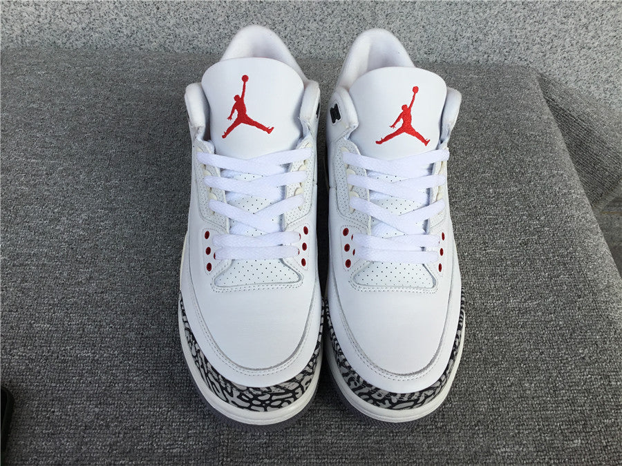 Air Jordan 3 Sneaker “White Cement Reimagined"