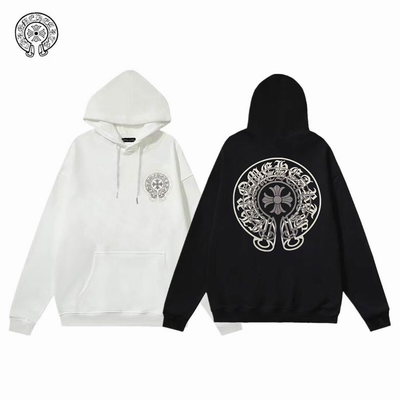 Graphic Chrome Heart Hoodie