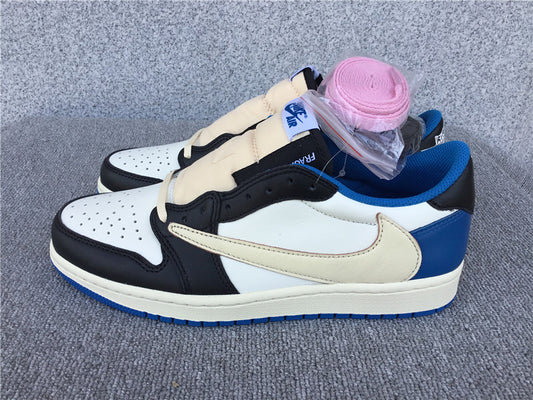 Air Jordan 1 Low Sneaker Travis Scott x Fragment